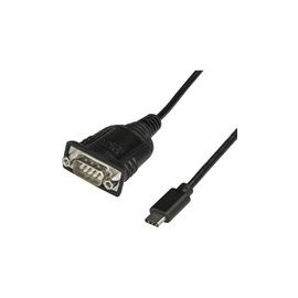 UCB C to Serial Adapter - USB C to RS232 Cable - USB C to DB9 Cable Adapter - Windows / macOS / Linux Compatible