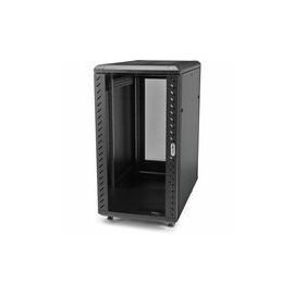25U 36in Knock-Down Server Rack Cabinet with Casters