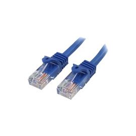 5m Cat5e Patch Cable with Snagless RJ45 Connectors - Blue - 5 m Patch Cord