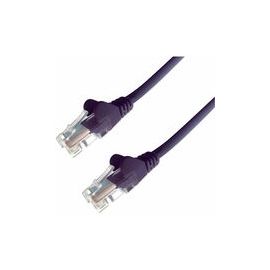 0.3m RJ45 Cat6 UTP LSZH Stranded snagless Network Cable PURPLE