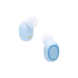 IN-EAR HEADPHONES BLUETOOTH- MICROPHONE CHARGING CASE BLUE