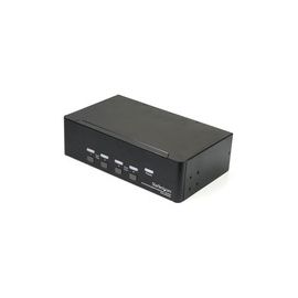 4 Port Dual DisplayPort KVM Switch - DisplayPort 1.2 KVM - 4K 60Hz