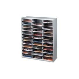 Organizer, 36 Letter Slots, 29"x11-7/8"x34-11/16" , Gray
