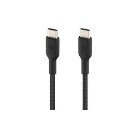 USB-C TO USB-C BRAIDED 1M BLK