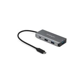 4-Port USB-C Hub 10 Gbps with Power Delivery & 9.8" Attached Host Cable - 3x USB-A & 1x USB-C (HB31C3A1CPD3)