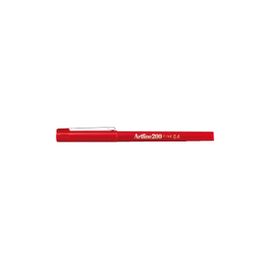 Artline 200 Pen 0.4mm Tip Red A2002
