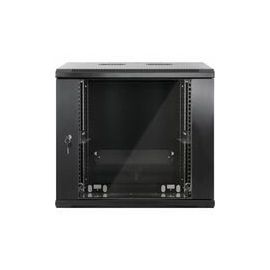 19IN WALLMOUNT CABINET 9U -500X600X600MM ASSEMBLED BLACK