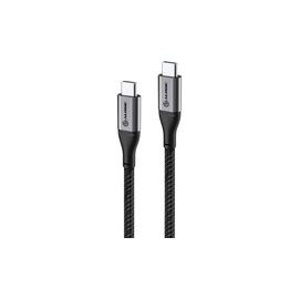 ALOGIC Super Ultra USB 2.0 USB-C to USB-C Cable - 3m) # 5A/480Mbps # Space Grey