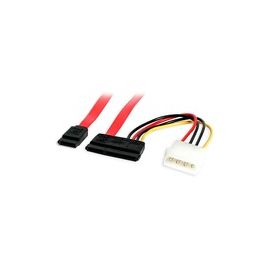 18 inch Serial ATA Data Cable with LP4 Adapter