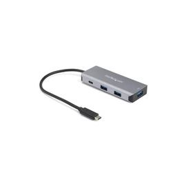 4 -Port USB-C™ Hub 10 Gbps with 9.8" Attached Host Cable - 3x USB-A & 1x USB-C (HB31C3A1CB)