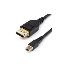 3ft 1m VESA Certified Mini DisplayPort to DisplayPort 1.4 Cable, 8K 60Hz HBR3 HDR, Super UHD 4K 120Hz, mDP to DP Slim Cord