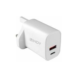 20W TWO PORT A+C CHARGER UK PLUG