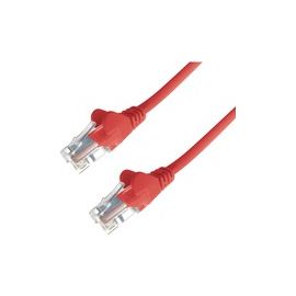 0.3m RJ45 Cat6 UTP LSZH Stranded snagless Network Cable RED