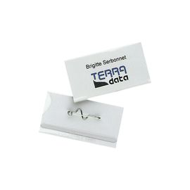 DURABLE Name Badge with Pin 40 X 75 mm