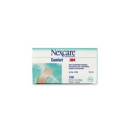 Nexcare Comfort Strip Bandages,3/4"x3" ,100/BX