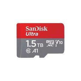 SanDisk Ultra - Flash memory card (microSDXC to SD adapter included) - 1.5 TB - A1 / UHS Class 1 / Class10 - microSDXC UHS-I