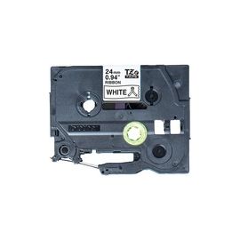 TZE-R251 TAPE 24MM WHITE ON BLACK