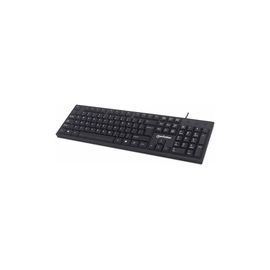 KEYBOARD UK USB WIRED BLACK-STANDARD QWERTY FULL SIZE