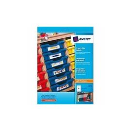 AVERY REM TRAY & FILE LBLS WHITE PK8