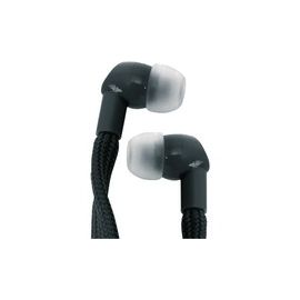 EARPHONES INC MICROPHONE 3.5MM- BLACK BASS TANGLE FREE REMOTE