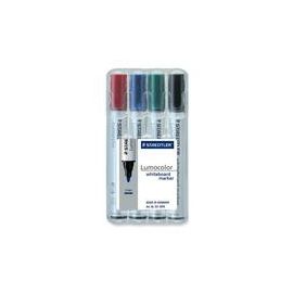 Whiteboard Markers, Bullet Point, 4 Assorted Colours