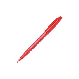 Sign Pens, Fiber Tip, Bold Point, 12/PK, Red Barrel/Ink