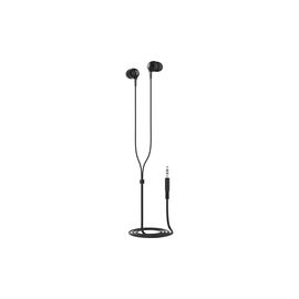 IN-EAR STEREO EARBUDS 3.5MM 1.2M CABLE BLACK NO MIC