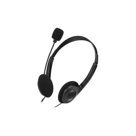 STEREO HEADSET W/ MICROPHONE 3.5MM CONN INLINE VOL CONTROL