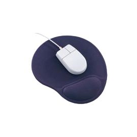 Q CONNECT GEL MOUSE MAT BLACK