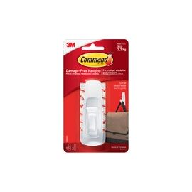 Reusable Adhesive Hook, Large, Holds 5 lb., WE