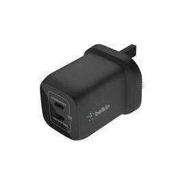 65W PD PPS DUAL USB-C CHARGER BLK