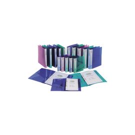 Snopake 2-Ring Binder A4 25mm Electra Pack of 10 Assorted 10165