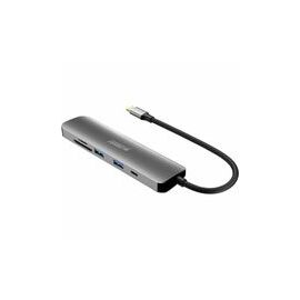HUBEE 6 IN 1 : HUB USB-C WITH 2 USB-A/1 HDMI 4K/2 CARD READERS A
