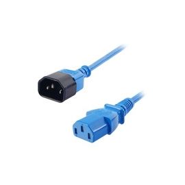 LINDY 2m IEC Verlaengerung, blau