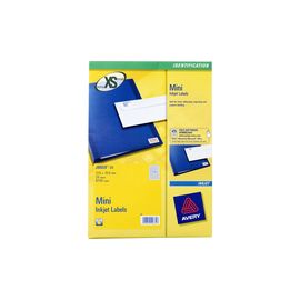 Avery Mini Inkjet Label 270 per Sheet Pack of 25 J8659-25