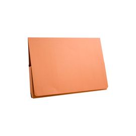 Guildhall Legal Document Wallet Full Flap 315gsm W356xH254mm Orange Ref PW3-ORGZ [Pack 50]