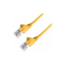 25M YELLOW RJ45 UTP CAT 6 STRANDED FLUSH MOULDED SNAGLESS