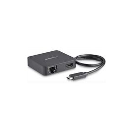 USB C Adapter - USB-C Multiport Adapter for Laptops - 4K HDMI - GbE - USB-C - USB-A - USB 3.0 - Mobile Laptop Docking Station