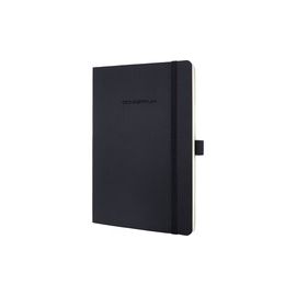 Sigel Conceptum Notebook Leather Look Soft Cover 194pp 80gsm A5 Black