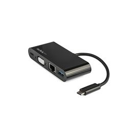 USB C VGA Multiport Adapter - Power Delivery Charging (60W) - USB 3.0 - GbE - USB C Adapter for Mac, Windows, Chrome OS