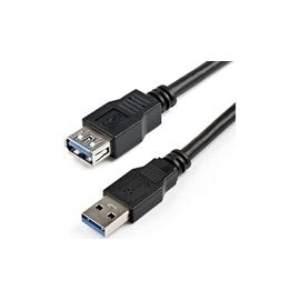 2M BLACK USB 3.0 EXTENSION CABLE M/F
