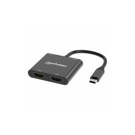 USB-C DUAL HDMI/USB-A CABLE DUAL 4K/30HZ SINGLE 4K/60HZ 15CM