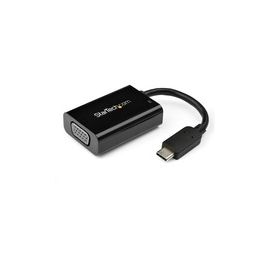 USB-C to VGA Adapter with USB Power Delivery - USB Type-C to VGA Converter for Computers with USB C - USB Type C - 2048x1280