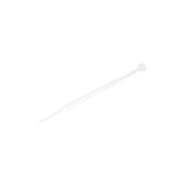 100 PACK 4 CABLE TIES -WHITE NYLON ZIP TIE WRAPS - UL TAA