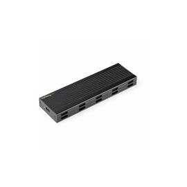 USB-C 10Gbps to M.2 NVMe or M.2 SATA SSD Enclosure, Portable M.2 PCIe/SATA SSD Aluminum Enclosure, USB-C & USB-A Host Cables