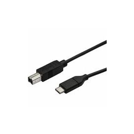 0.5m USB C to USB B Printer Cable - M/M - USB 2.0 - USB C to USB B Cable - USB C Printer Cable - USB Type C to Type B Cable