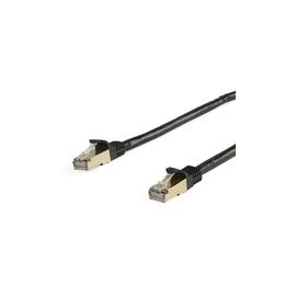 5m CAT6a Ethernet Cable - Black - RJ45 Snagless Connectors - CAT6a STP Cord - Copper Wire - Network Cable (6ASPAT5MBK)