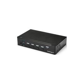 4-Port HDMI KVM Switch - Built-in USB 3.0 Hub for Peripheral Devices - 1080p