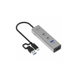 I-TEC METAL HUB USB-C/A PD 85W CHARGING HUB 2X USB-C + 2X USB-A