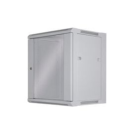 19IN WALLMOUNT CABINET 12U -635X570X450MM FLATPACK GREY